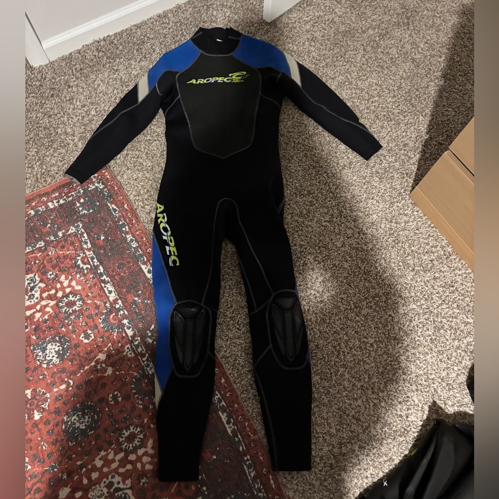 Aropec Black and Blue Wetsuit
